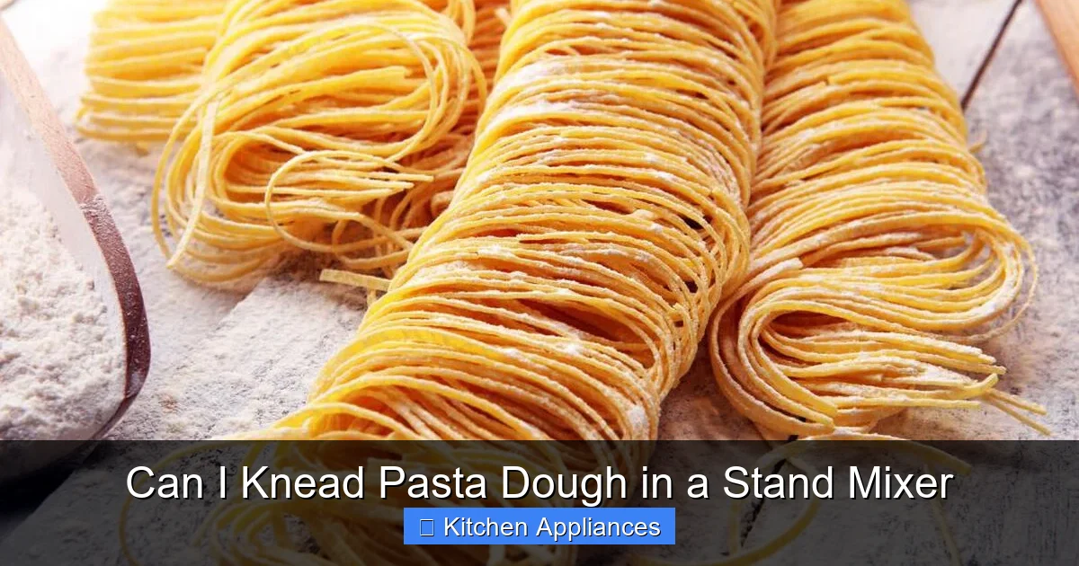 Can I Knead Pasta Dough in a Stand Mixer