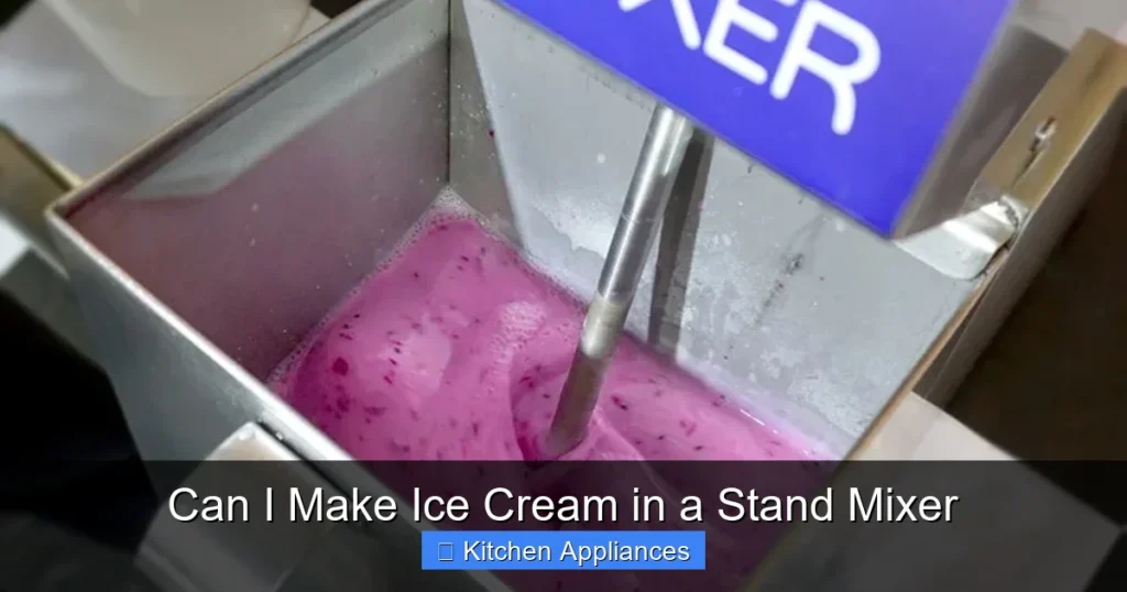 Can I Make Ice Cream in a Stand Mixer Can I Make Ice Cream in a Stand Mixer
