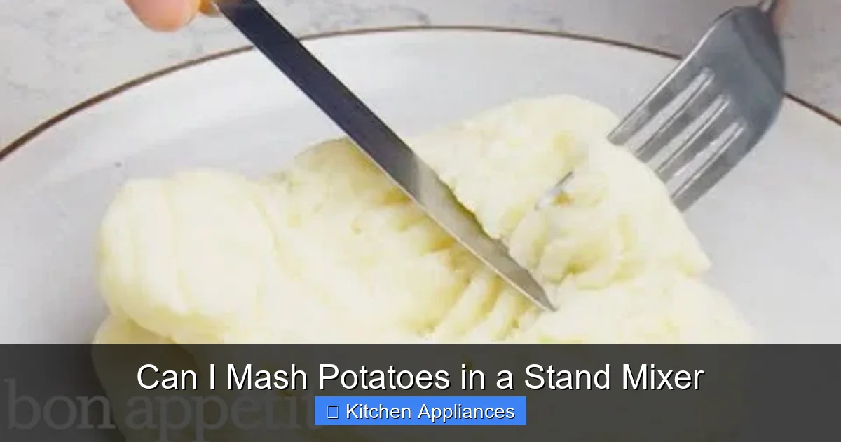 Can I Mash Potatoes in a Stand Mixer