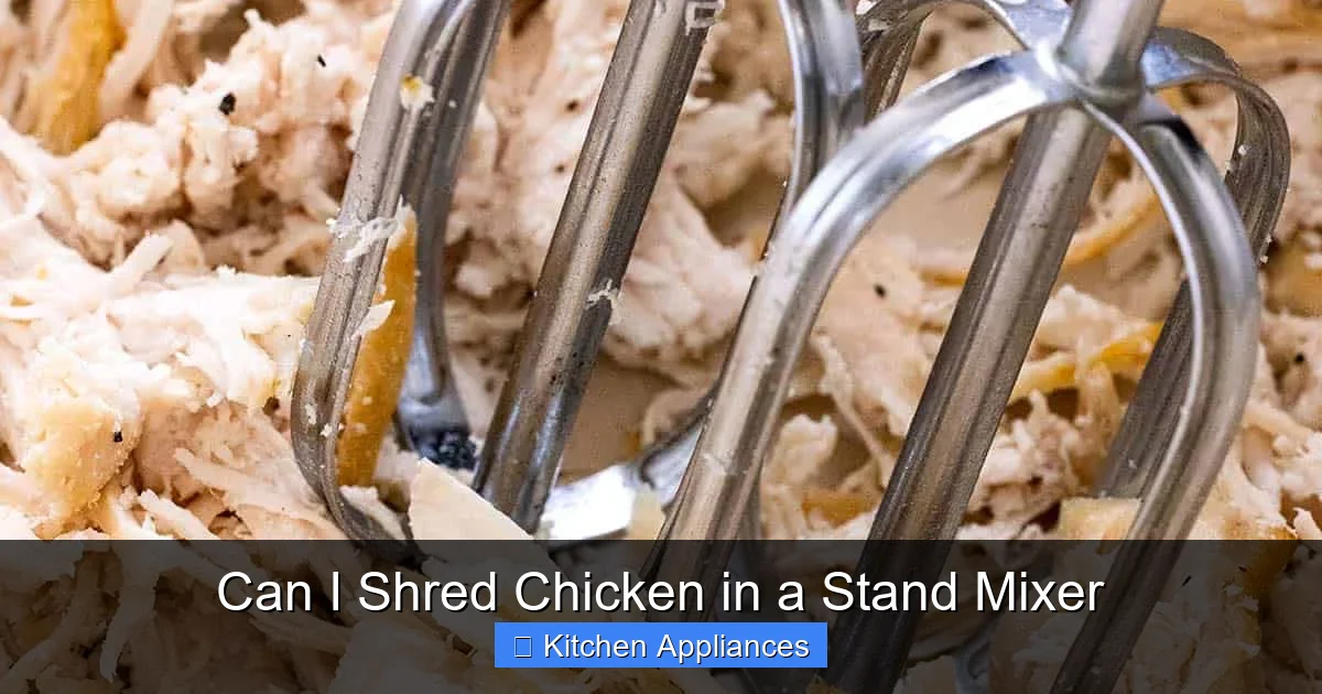 Can I Shred Chicken in a Stand Mixer