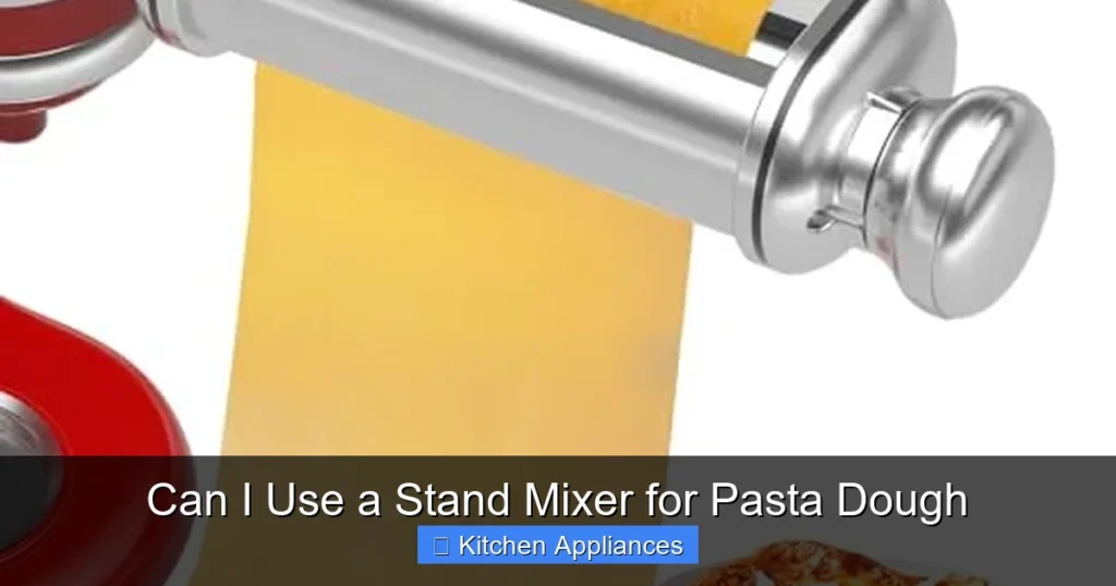 Can I Use a Stand Mixer for Pasta Dough Can I Use a Stand Mixer for Pasta Dough