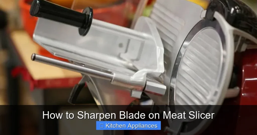 How to Sharpen Blade on Meat Slicer How to Sharpen Blade on Meat Slicer