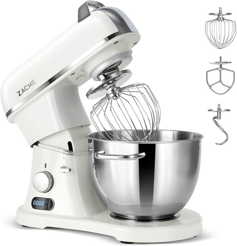 ZACME 8.4QT NSF/ANSI 8-2023 Commercial Stand Mixer with 8L Stainless S