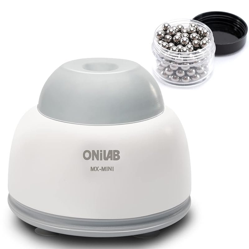 ONiLAB Mini Vortex Mixer: Lab & Nail Polish Stirrer with Mixing Balls 