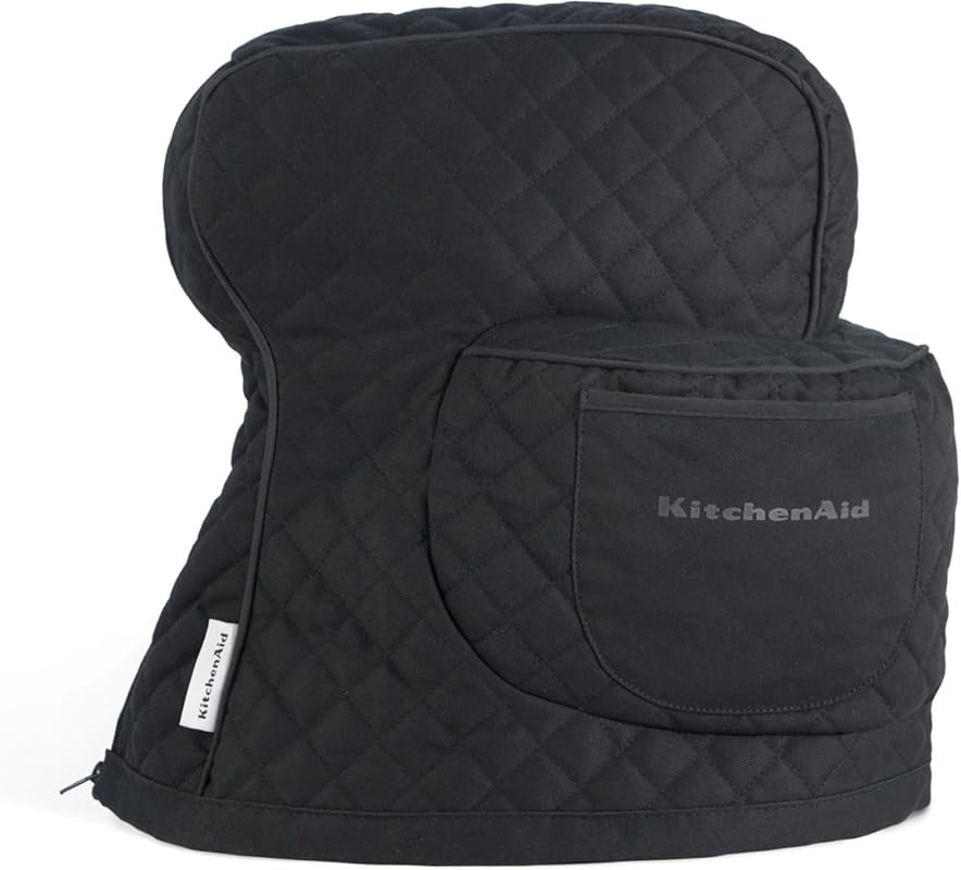 KitchenAid Fitted Tilt-Head Stand Mixer Cover with Storage Pocket, Qui