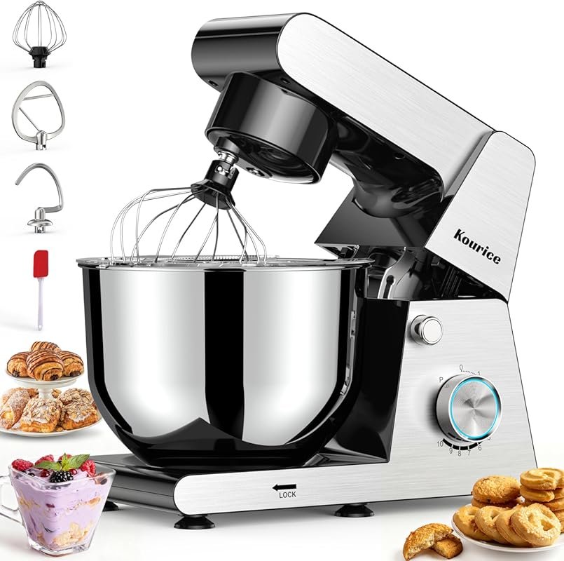Pro-Grade 6.5QT Tilt-Head Electric Stand Mixer: Powerful Kitchen Mixer
