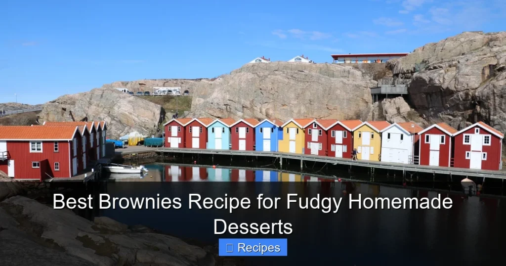 Best Brownies Recipe for Fudgy Homemade Desserts