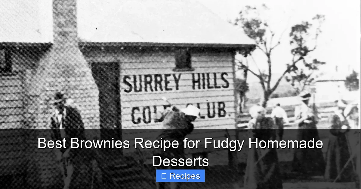 Best Brownies Recipe for Fudgy Homemade Desserts