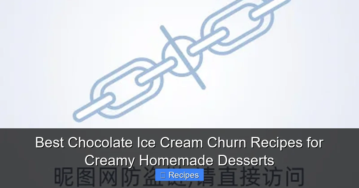 Best Chocolate Ice Cream Churn Recipes for Creamy Homemade Desserts