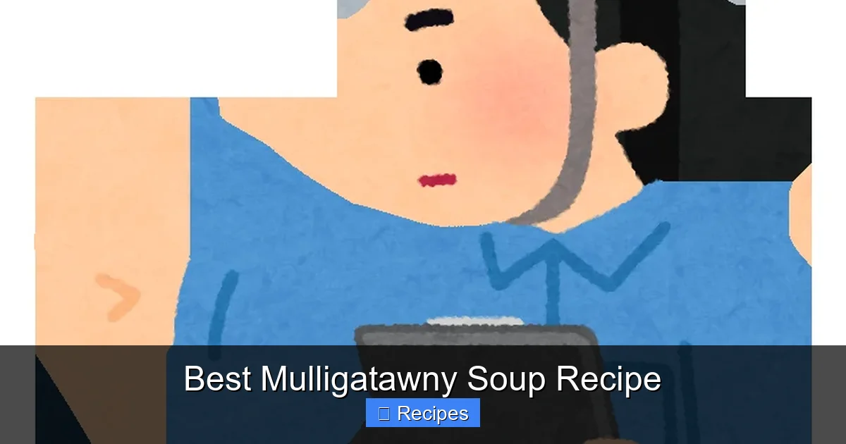 Best Mulligatawny Soup Recipe