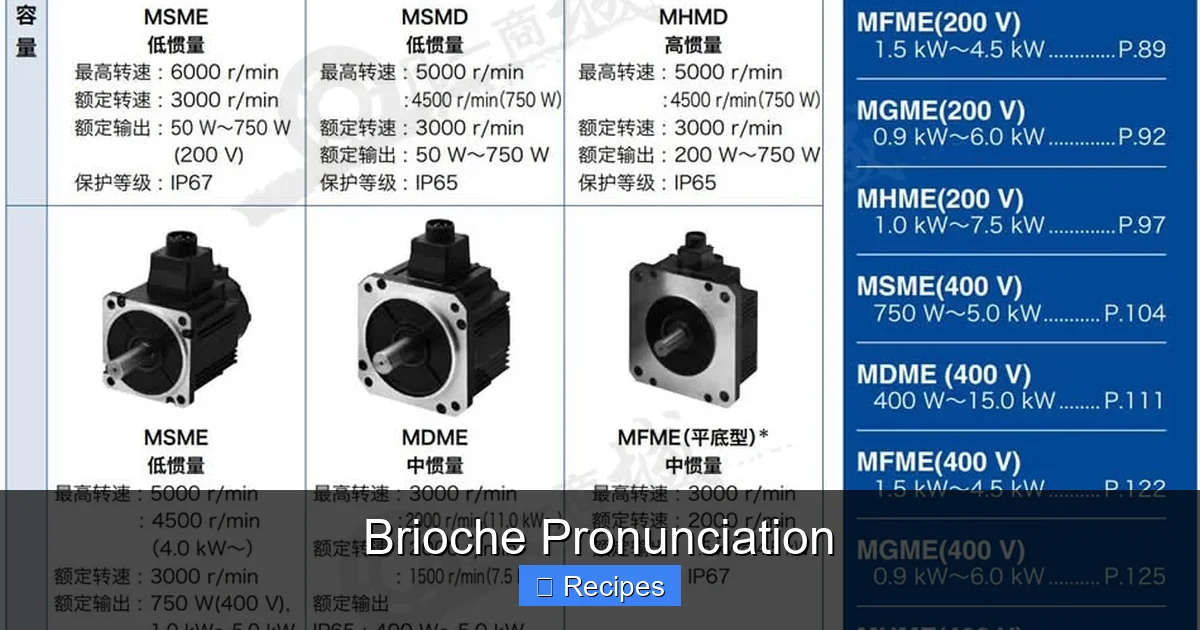 Brioche Pronunciation