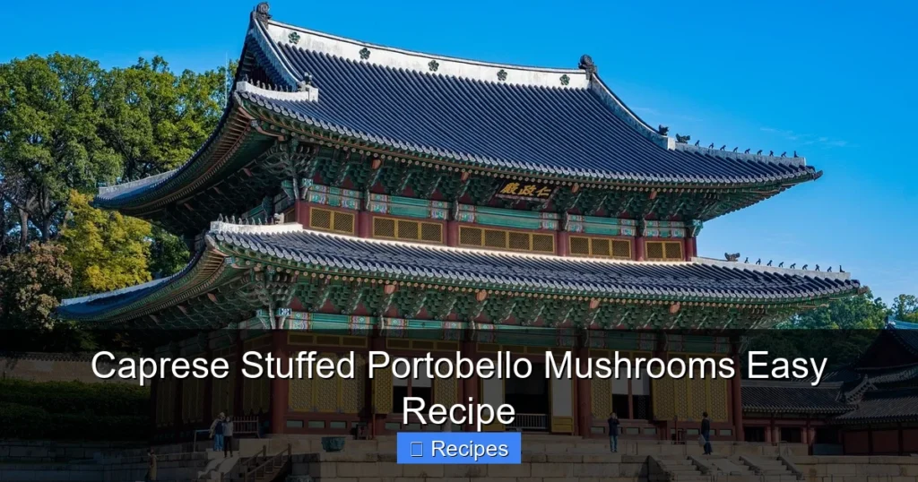 Caprese Stuffed Portobello Mushrooms Easy Recipe