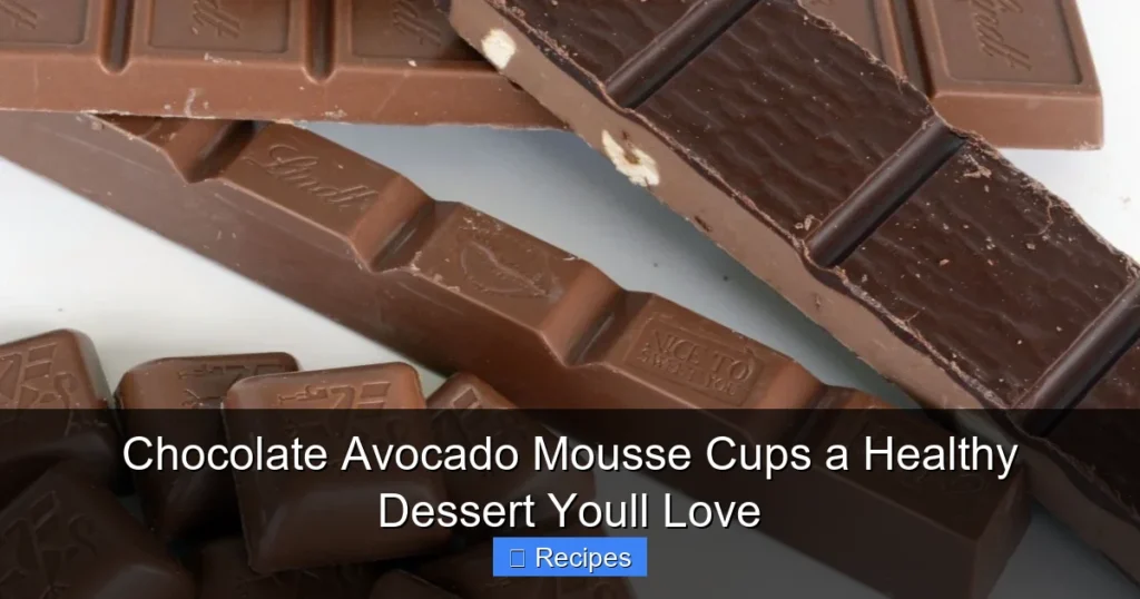 Chocolate Avocado Mousse Cups a Healthy Dessert Youll Love