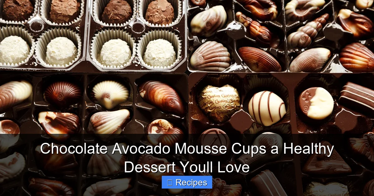 Chocolate Avocado Mousse Cups a Healthy Dessert Youll Love