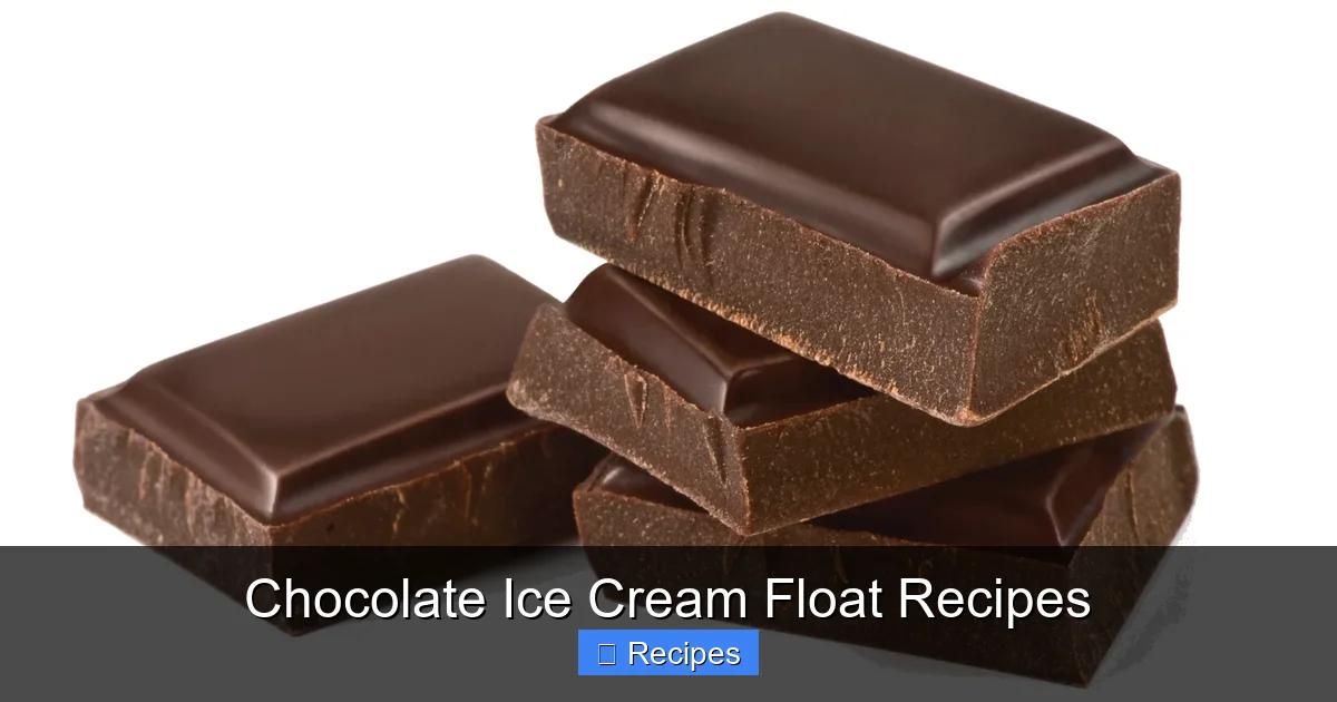 Chocolate Ice Cream Float Recipes