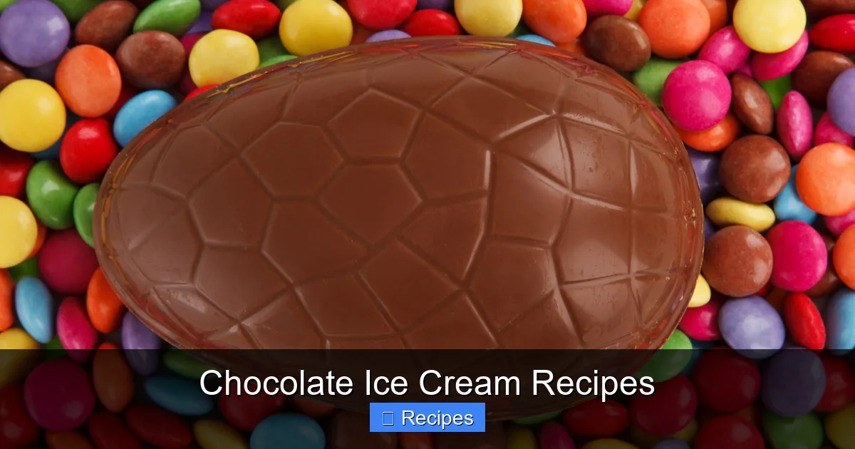 Chocolate Ice Cream Recipes