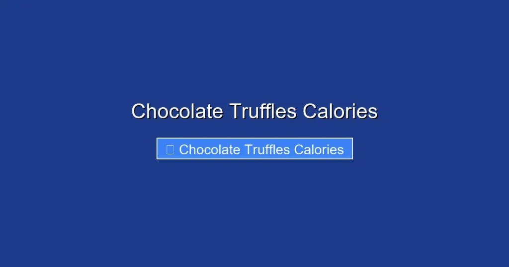 Chocolate Truffles Calories Chocolate Truffles Calories