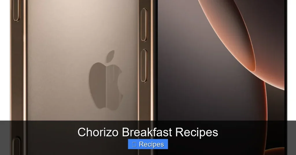 Chorizo Breakfast Recipes Chorizo Breakfast Recipes