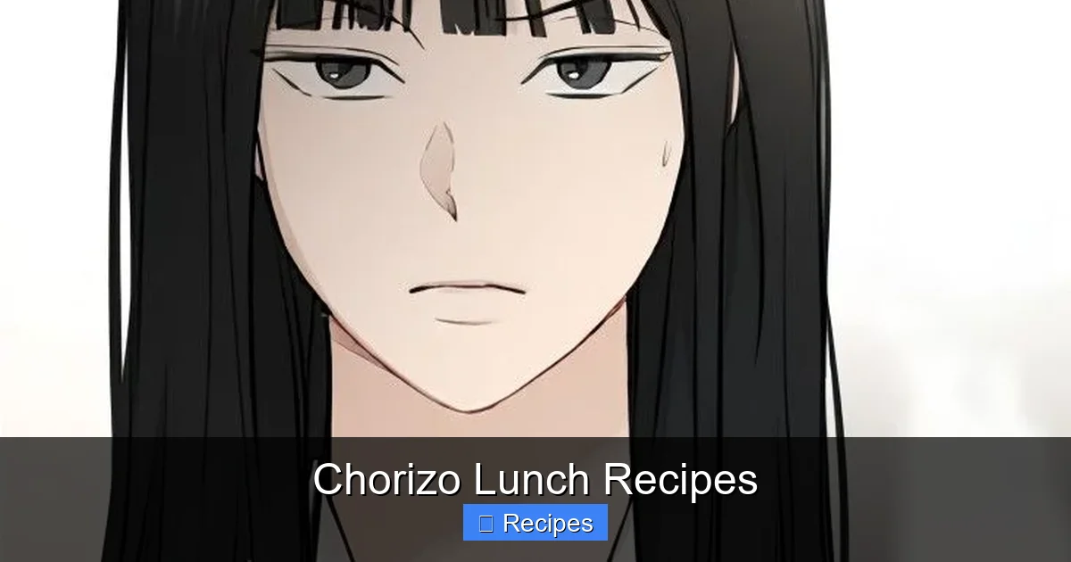 Chorizo Lunch Recipes