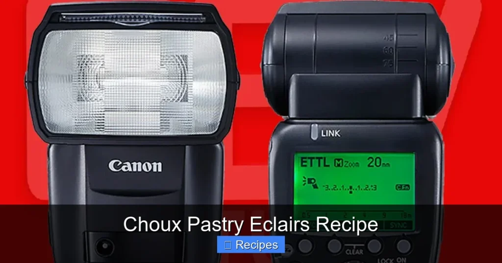 Choux Pastry Eclairs Recipe