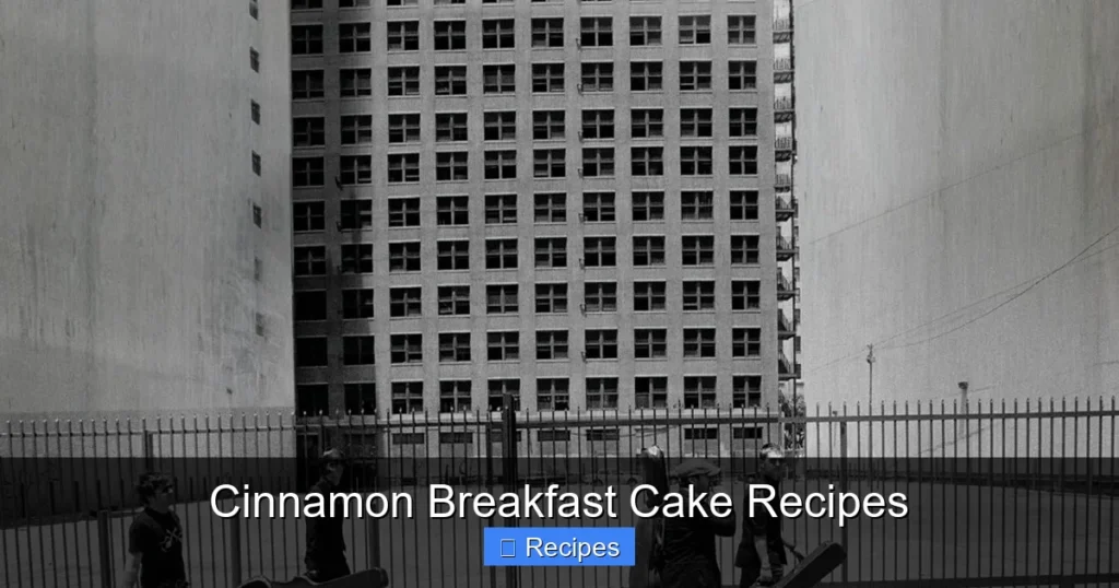 Cinnamon Breakfast Cake Recipes