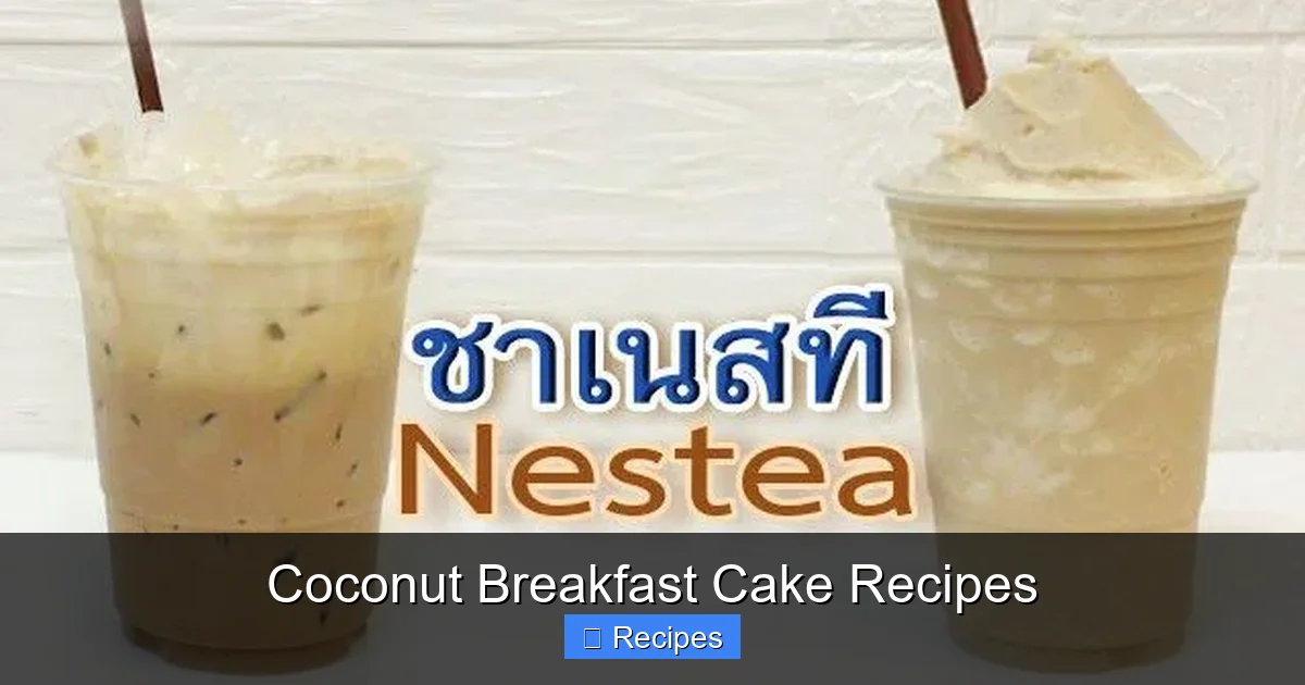 Coconut Breakfast Cake Recipes