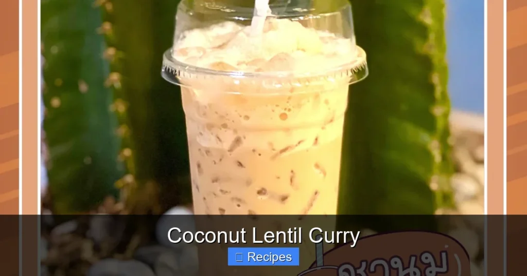Coconut Lentil Curry