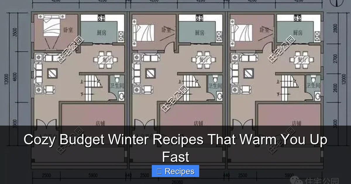 Cozy Budget Winter Recipes That Warm You Up Fast