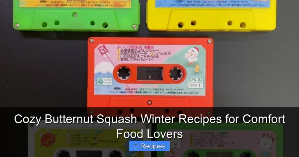 Cozy Butternut Squash Winter Recipes for Comfort Food Lovers