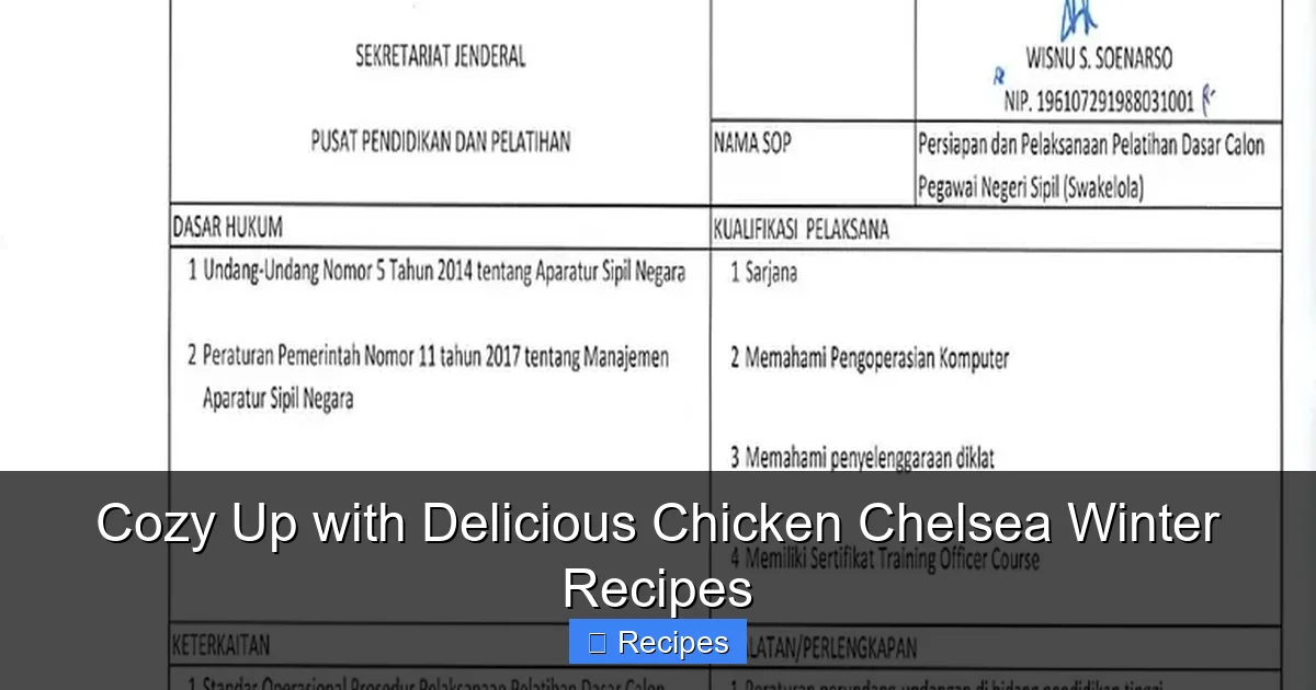 Cozy Up with Delicious Chicken Chelsea Winter Recipes