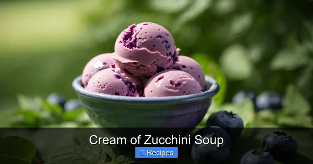 Cream of Zucchini Soup