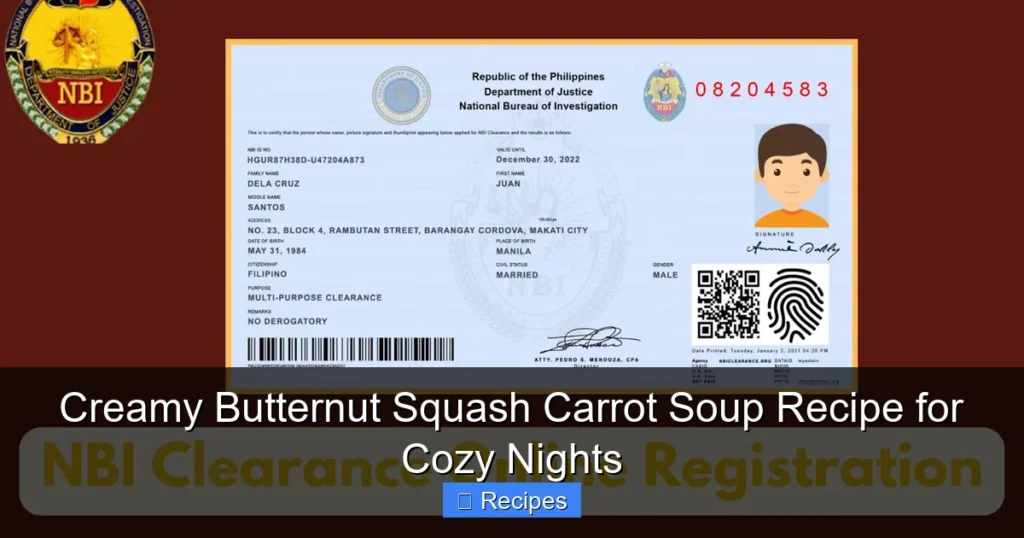 Creamy Butternut Squash Carrot Soup Recipe for Cozy Nights