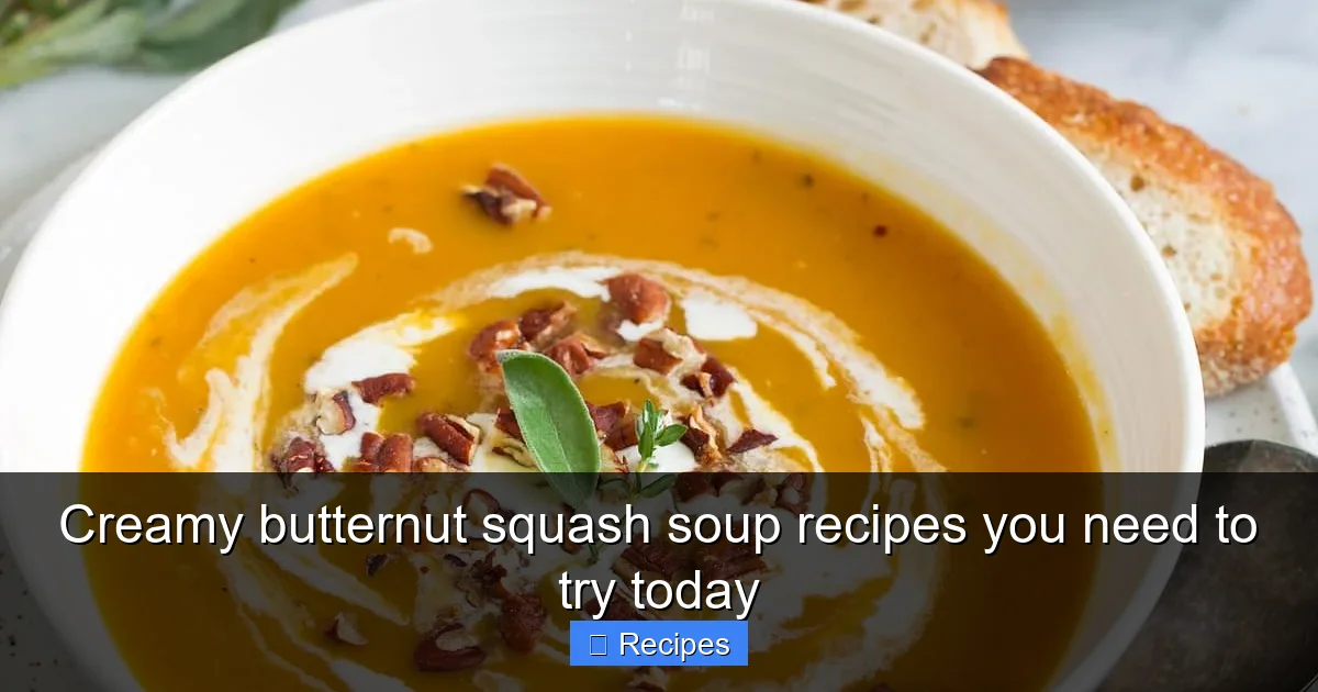 Creamy butternut squash soup recipes you need to try today