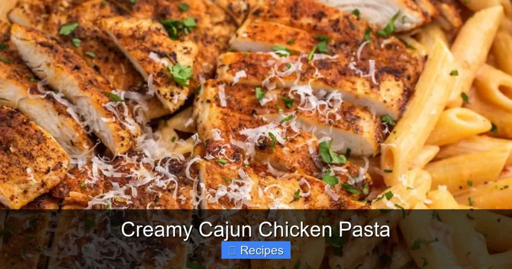 Creamy Cajun Chicken Pasta