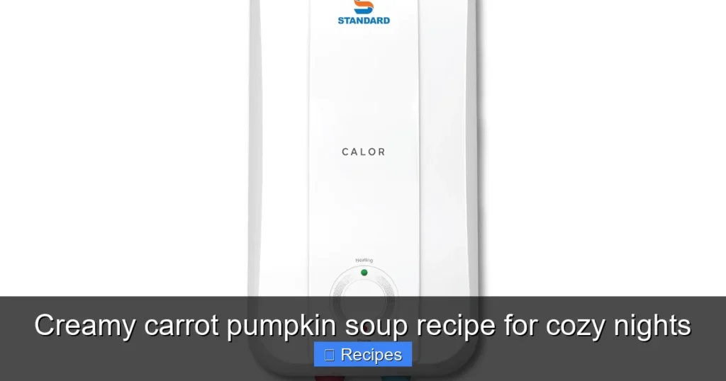 Creamy carrot pumpkin soup recipe for cozy nights