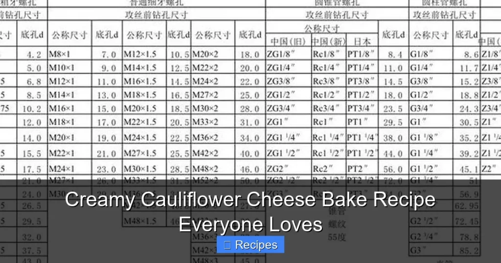 Creamy Cauliflower Cheese Bake Recipe Everyone Loves