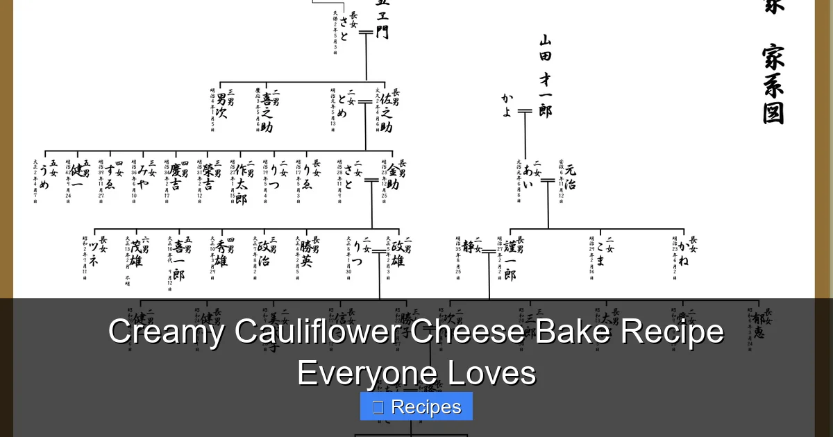 Creamy Cauliflower Cheese Bake Recipe Everyone Loves