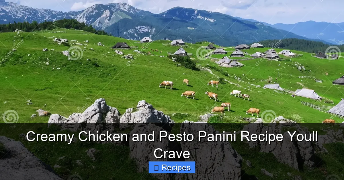 Creamy Chicken and Pesto Panini Recipe Youll Crave