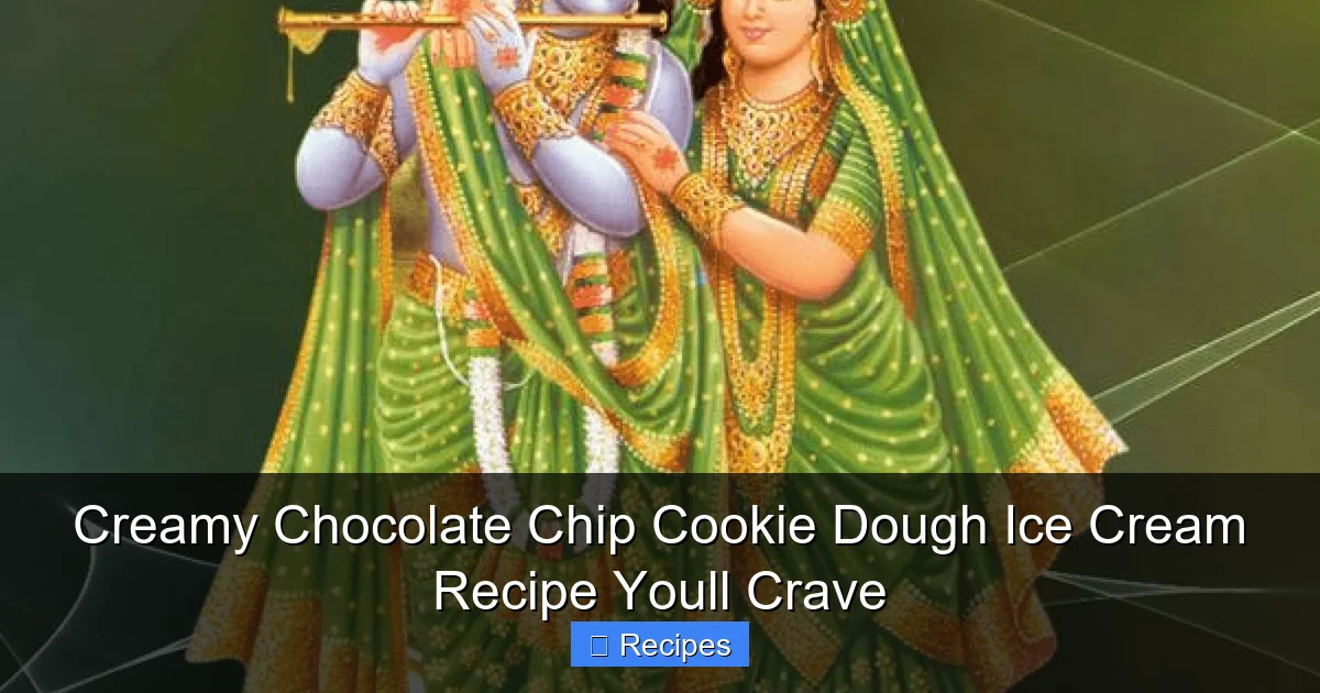 Creamy Chocolate Chip Cookie Dough Ice Cream Recipe Youll Crave