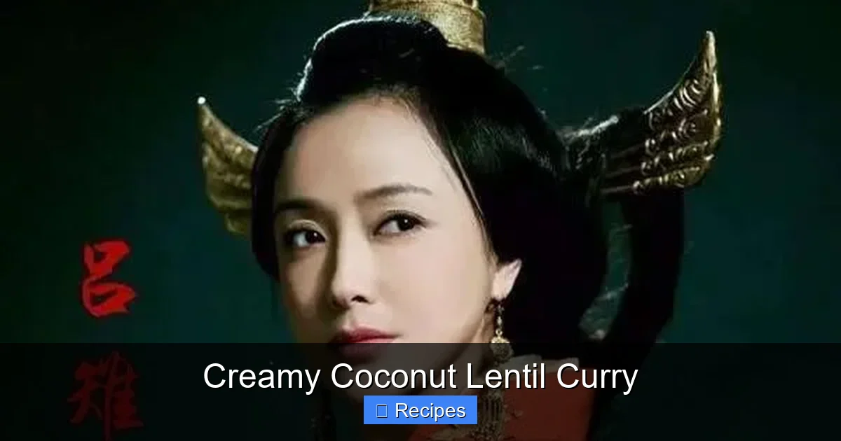 Creamy Coconut Lentil Curry