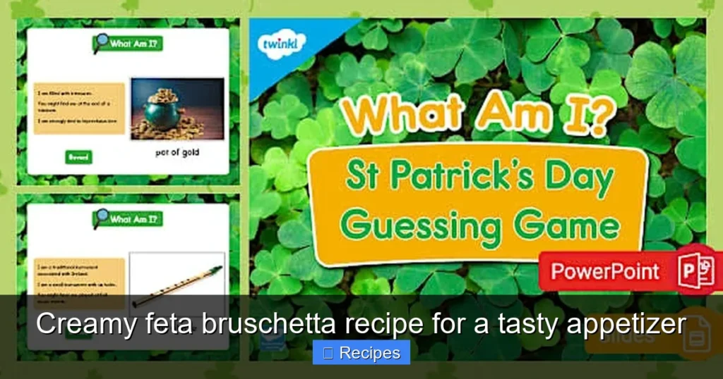 Creamy feta bruschetta recipe for a tasty appetizer Creamy feta bruschetta recipe for a tasty appetizer