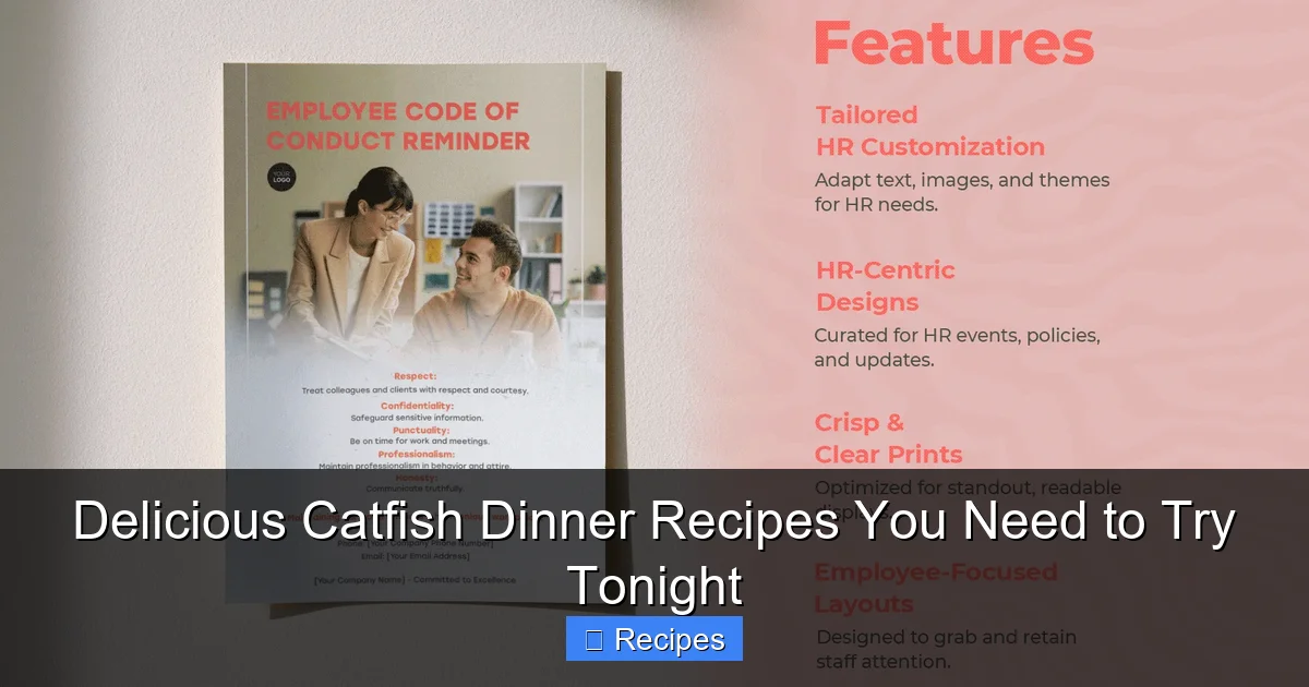 Delicious Catfish Dinner Recipes You Need to Try Tonight