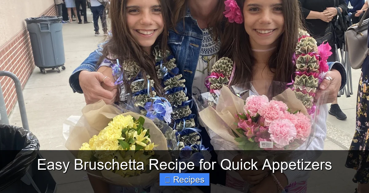 Easy Bruschetta Recipe for Quick Appetizers