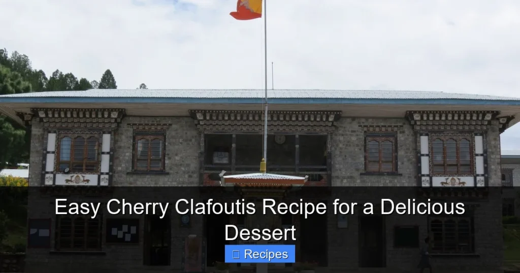 Easy Cherry Clafoutis Recipe for a Delicious Dessert Easy Cherry Clafoutis Recipe for a Delicious Dessert