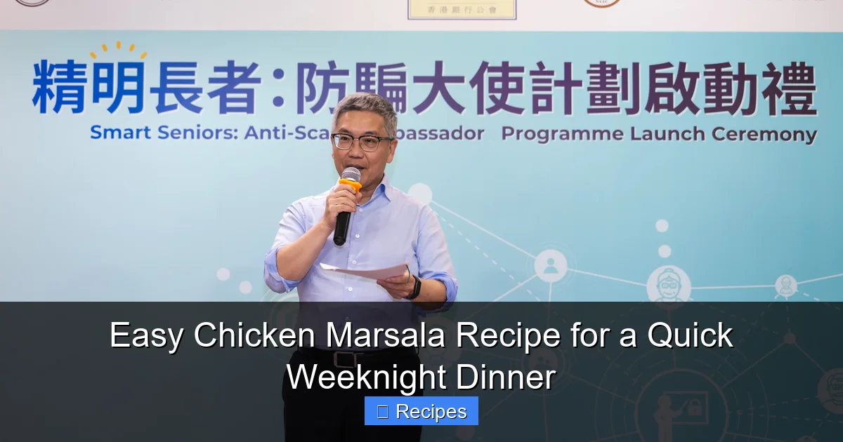 Easy Chicken Marsala Recipe for a Quick Weeknight Dinner