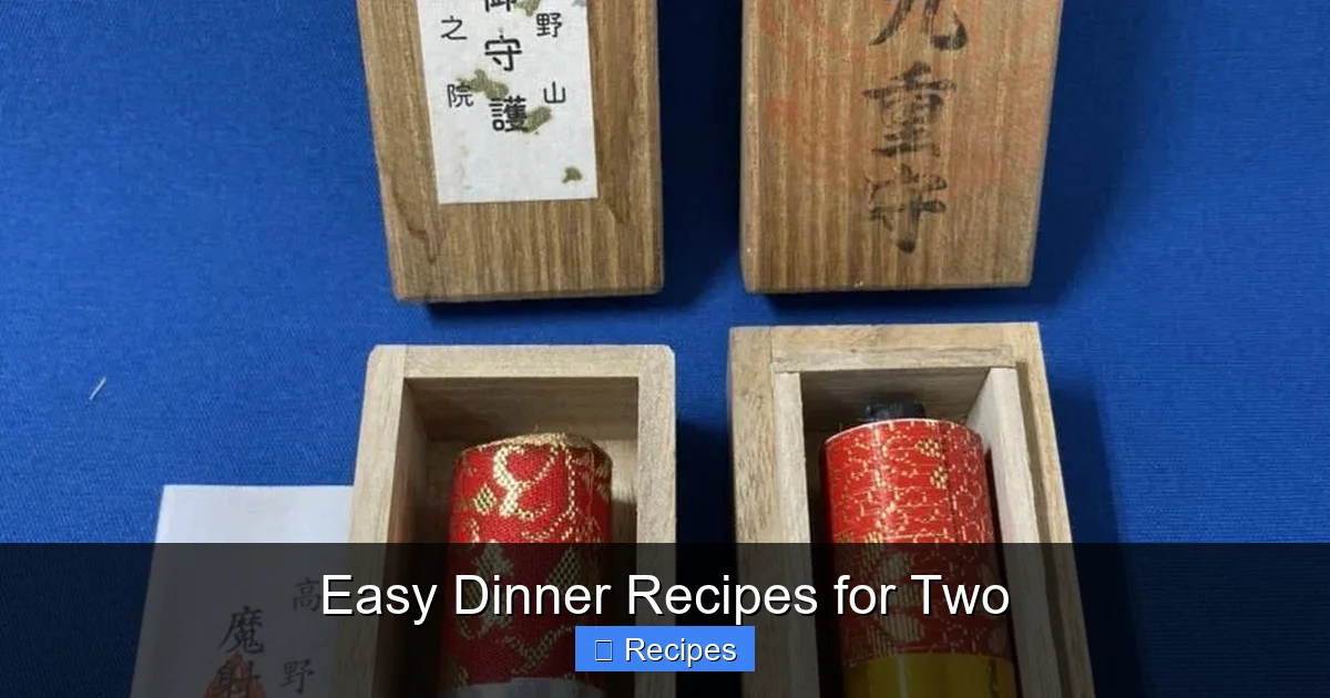 Easy Dinner Recipes for Two