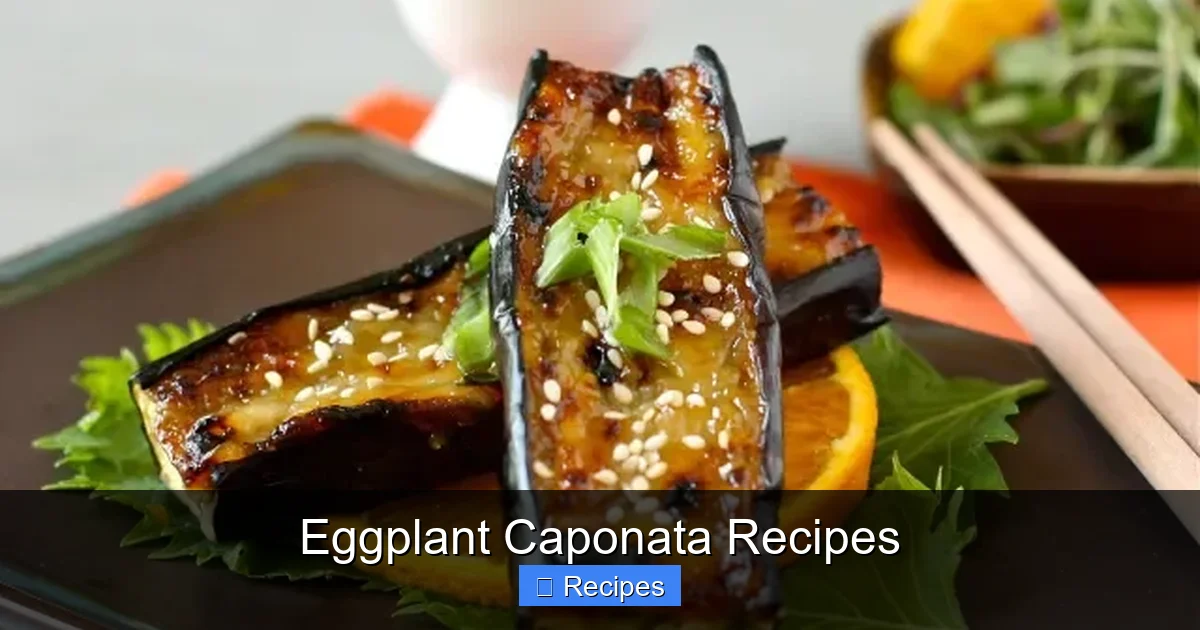 Eggplant Caponata Recipes