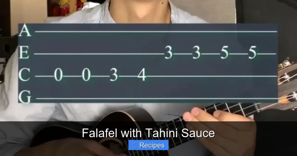 Falafel with Tahini Sauce