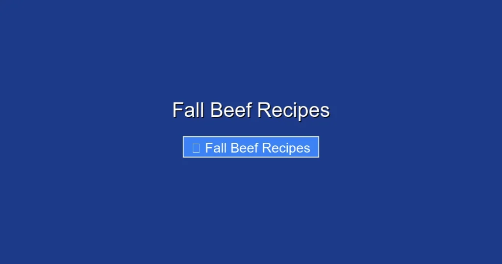 Fall Beef Recipes