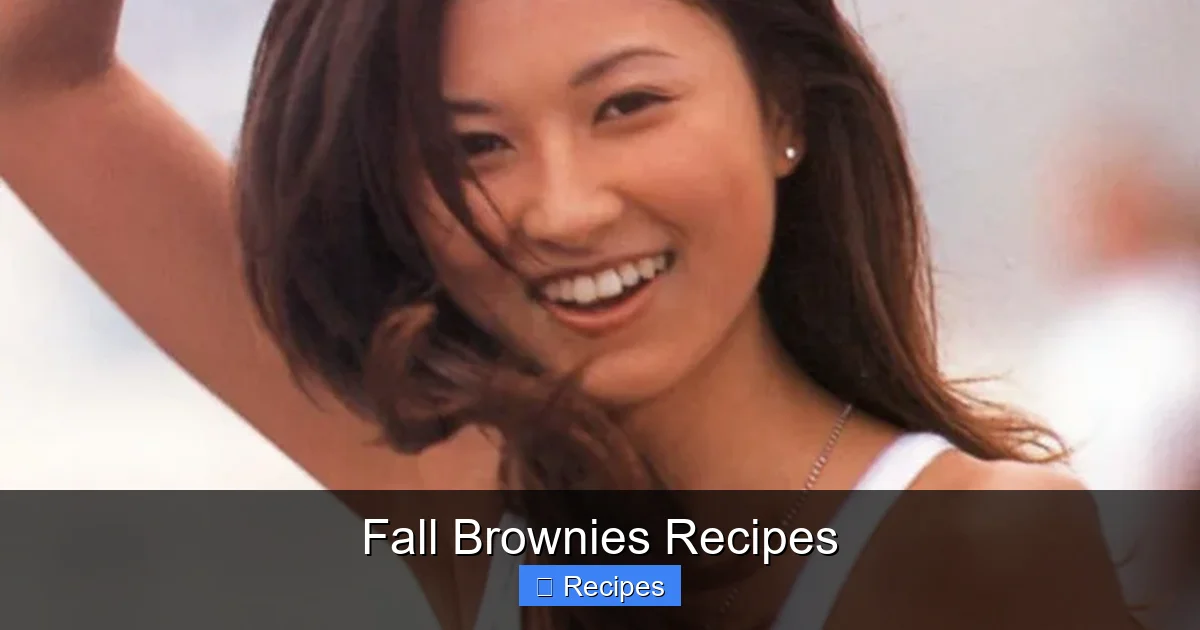 Fall Brownies Recipes